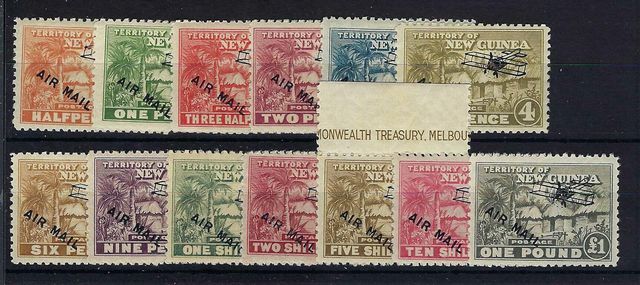 Image of New Guinea SG 137/49 UMM British Commonwealth Stamp